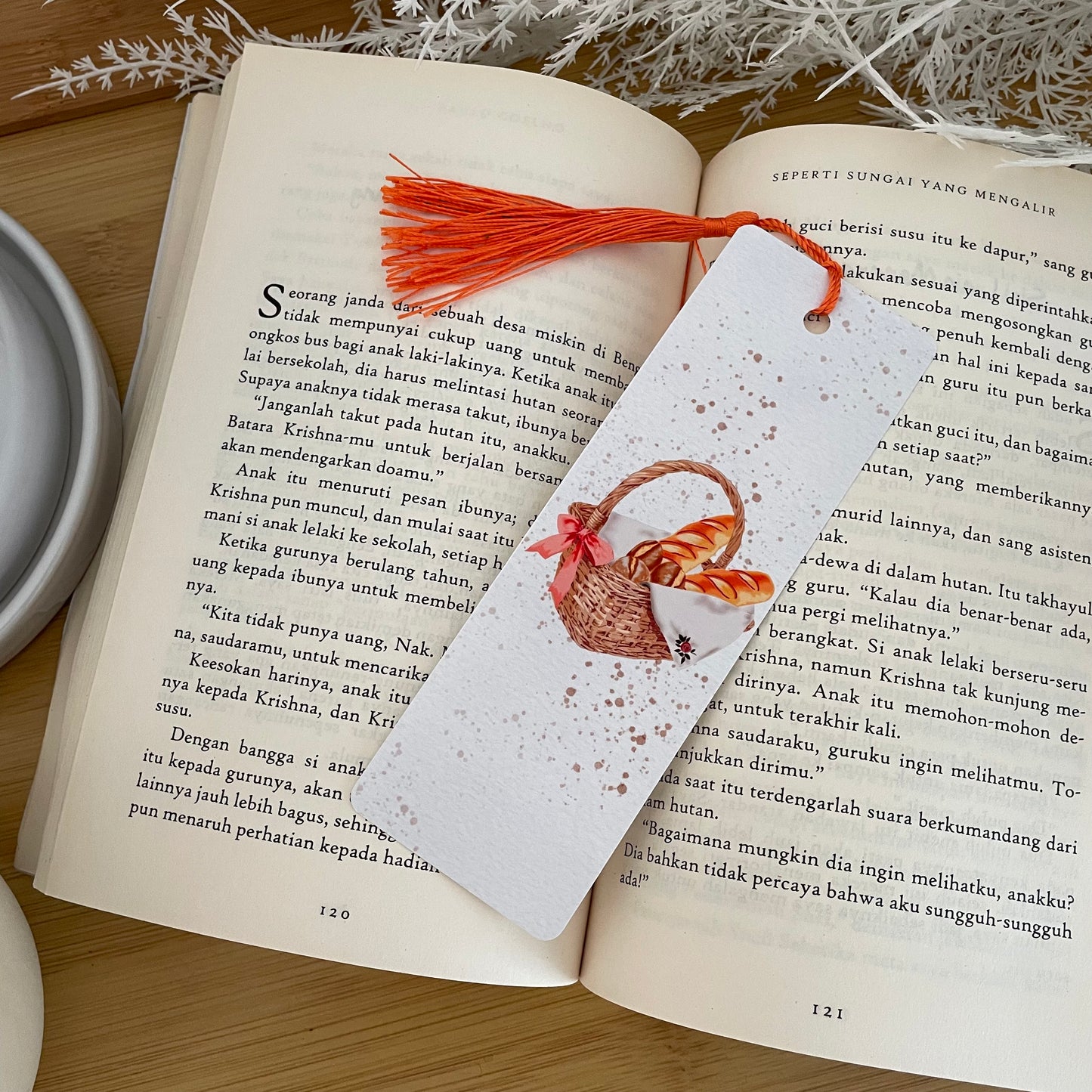 Basket Bread Bookmark