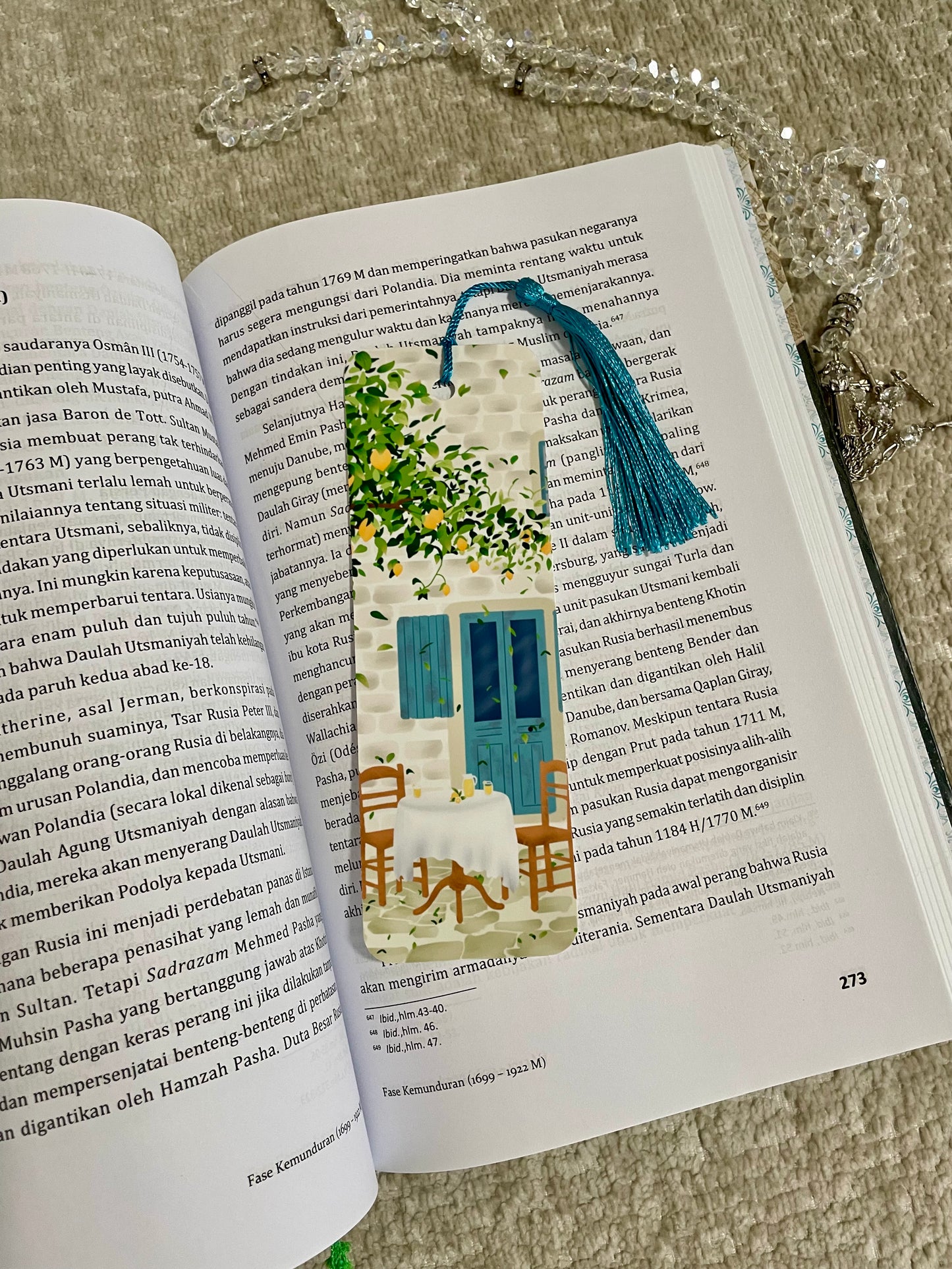 Cottage Lemon Tree Bookmark