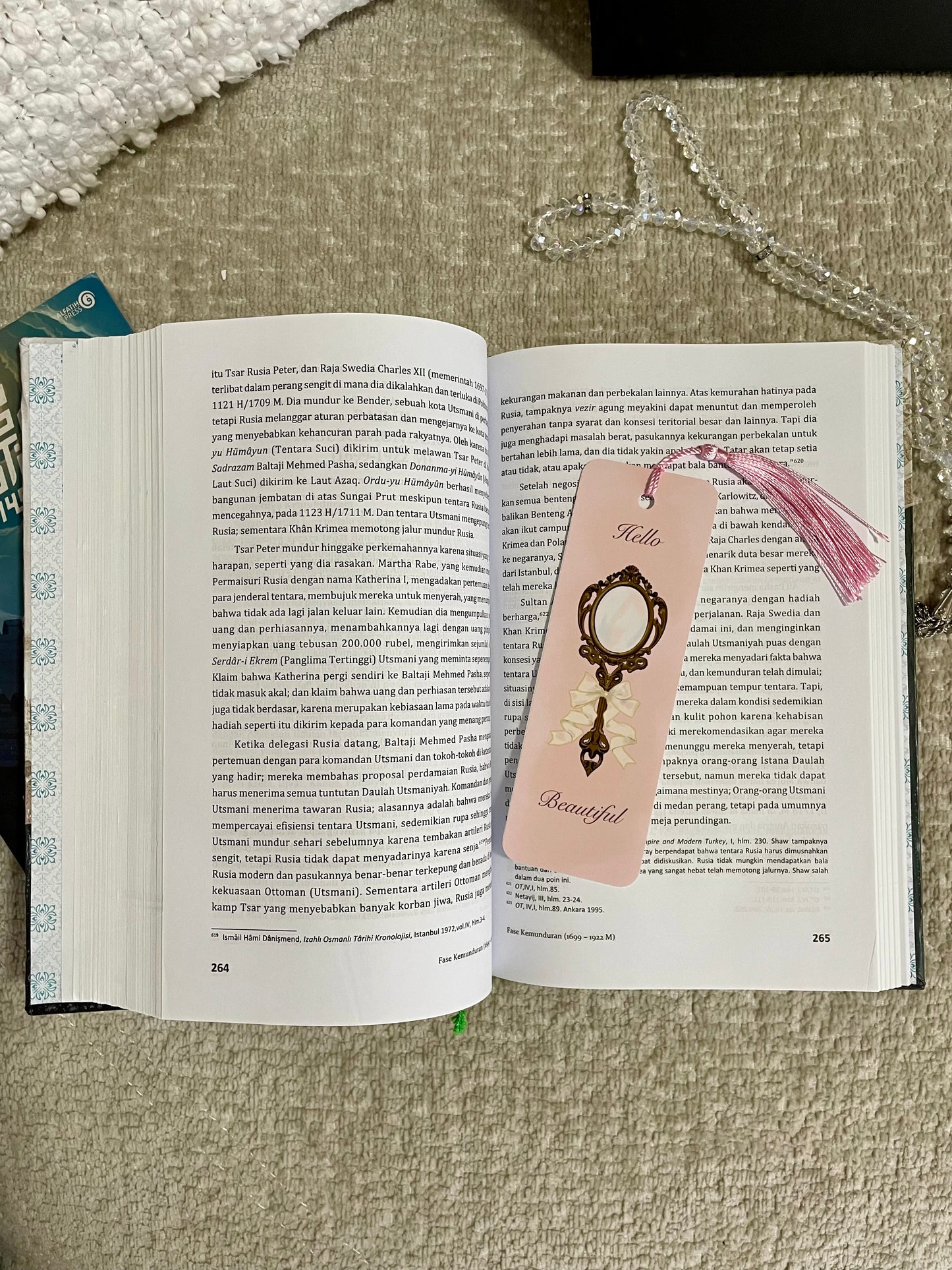 Hello Beautiful Bookmark