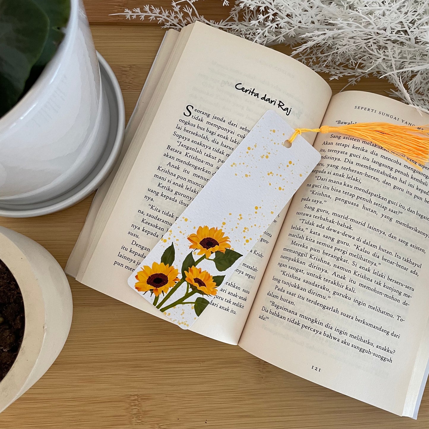 Sunflower Bookmark