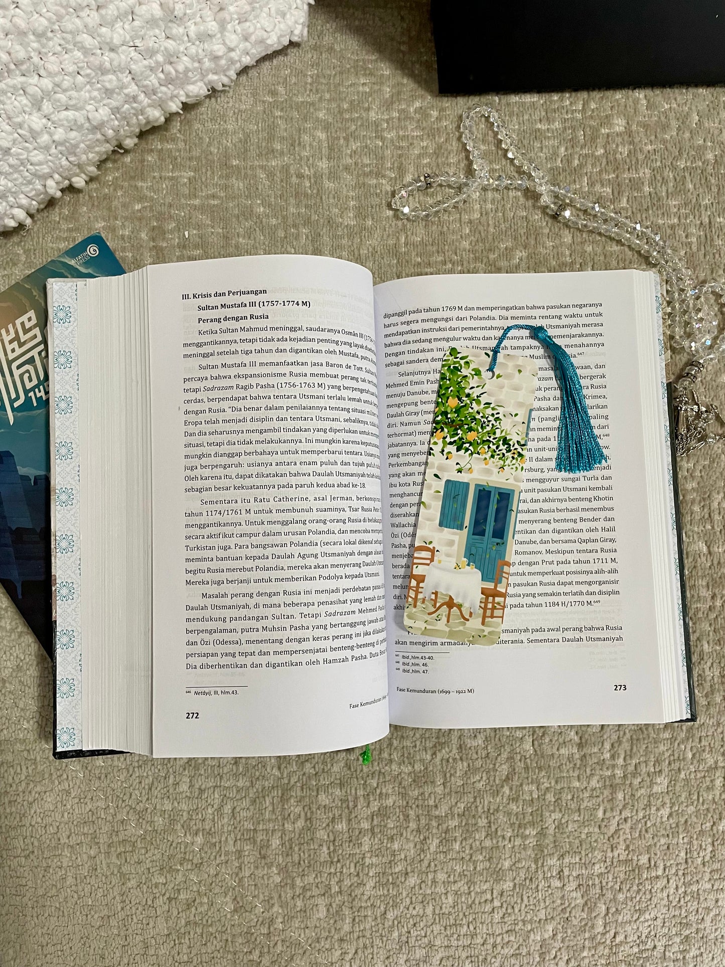 Cottage Lemon Tree Bookmark