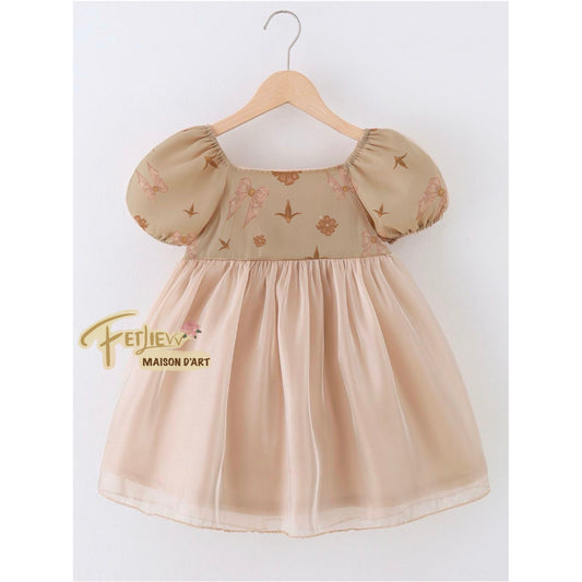 Vintage bow seemless pattern
