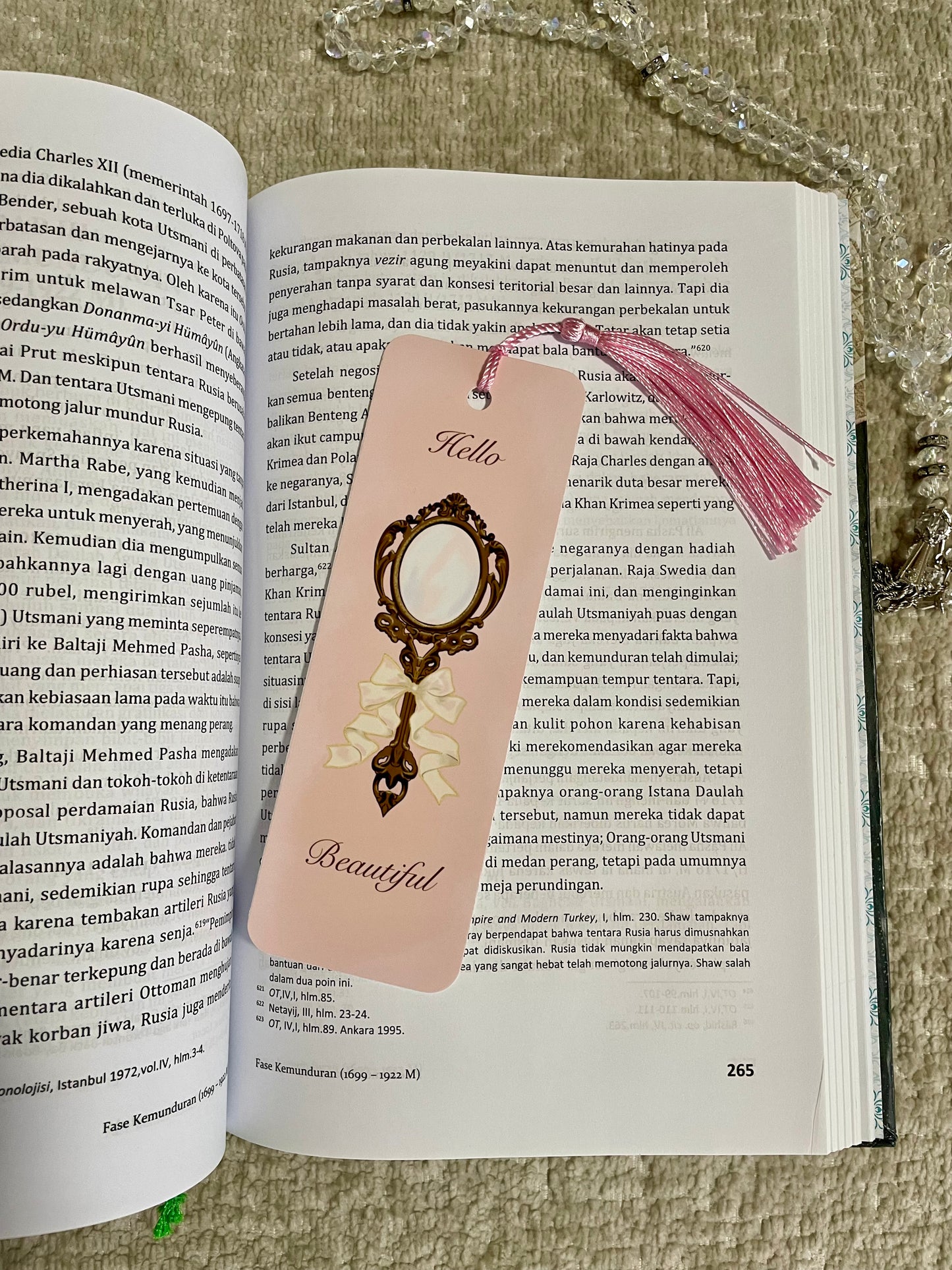 Hello Beautiful Bookmark