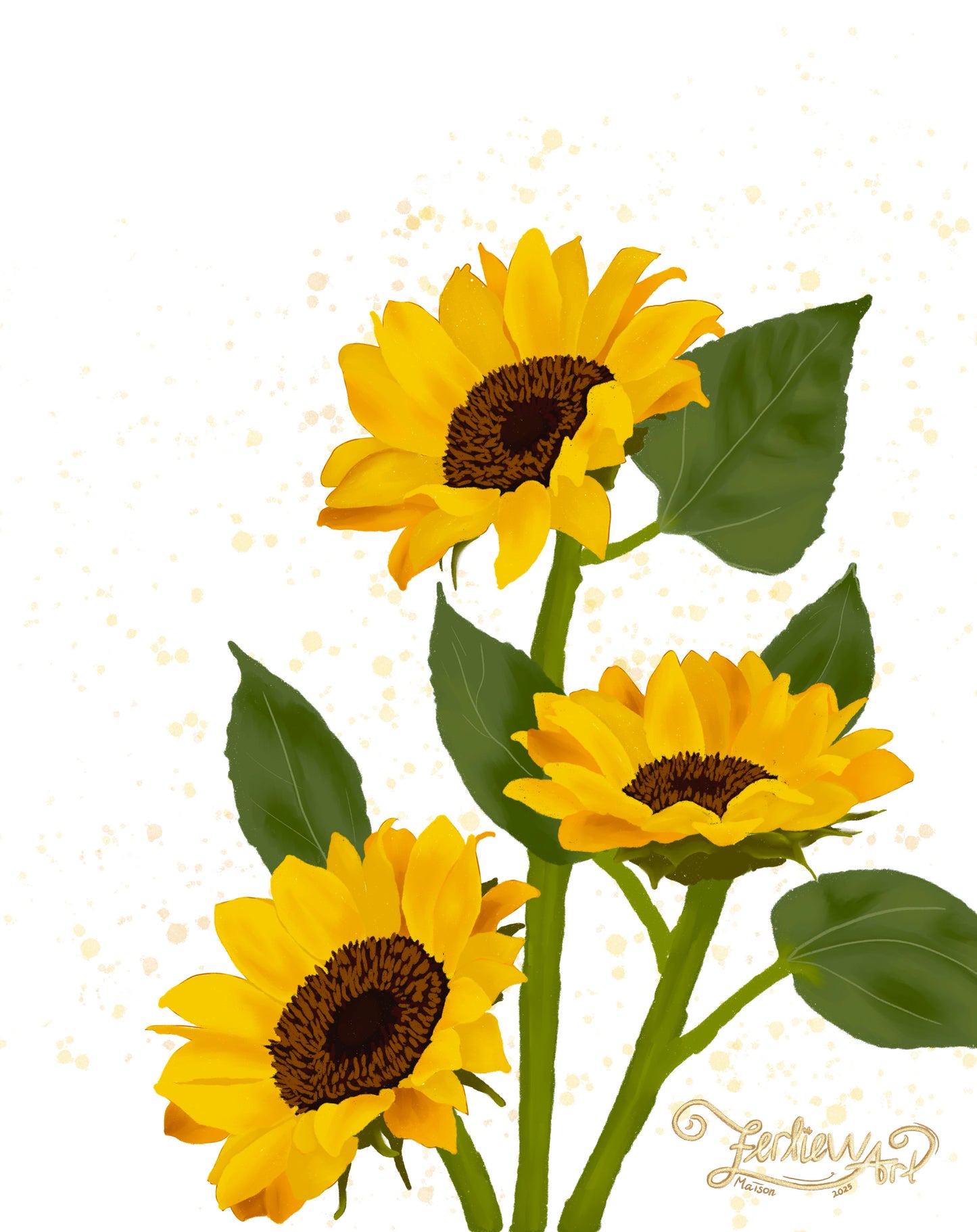 Sunflower Wall art